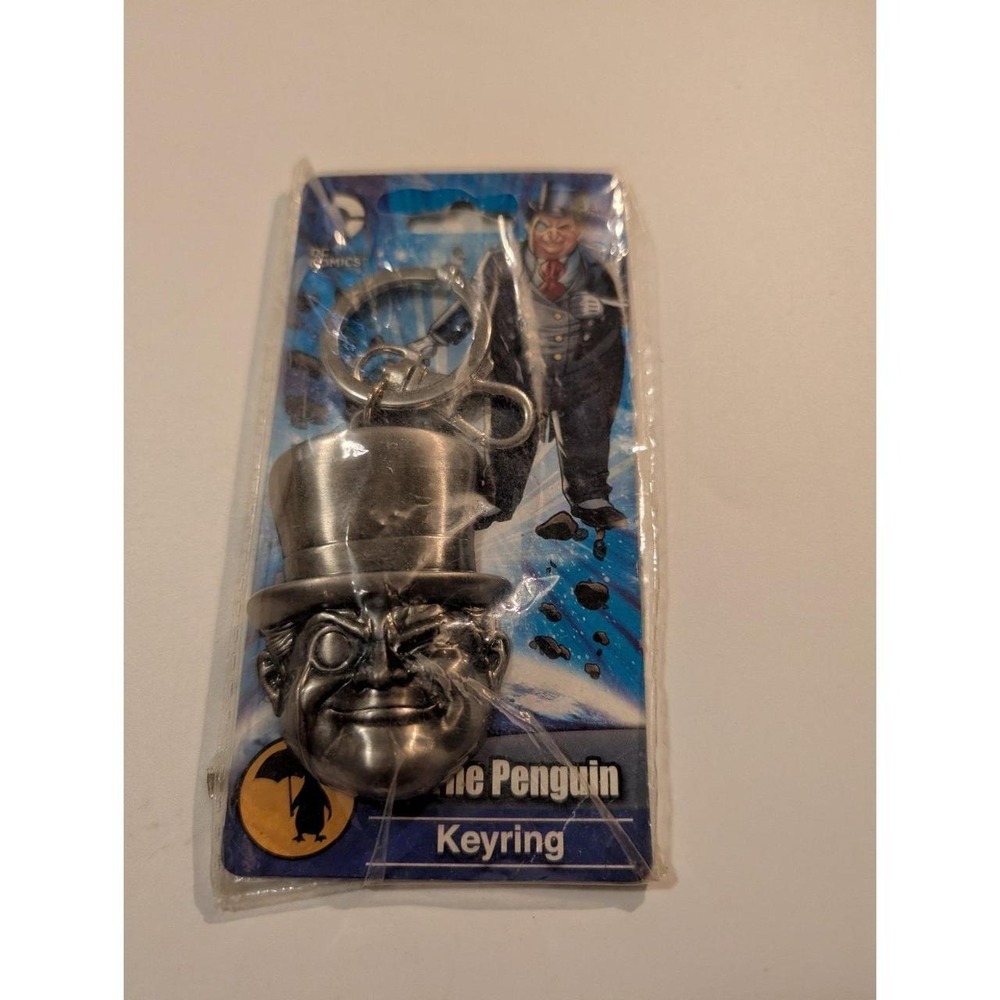 Keychain stainless steel Penguin DC Comics NEW